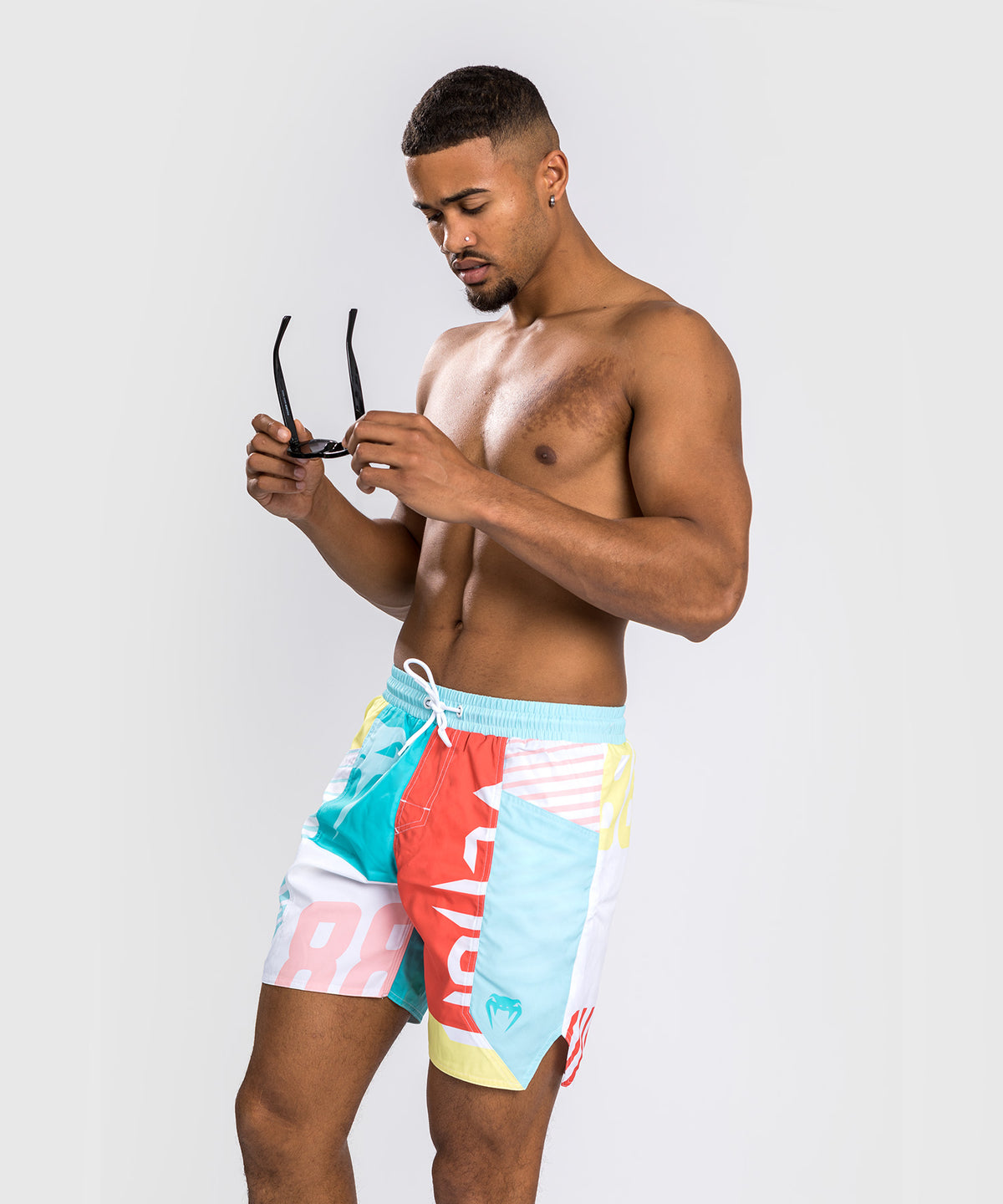 Venum Summer 88 Boardshorts - Clearwater Blue/Flame Red