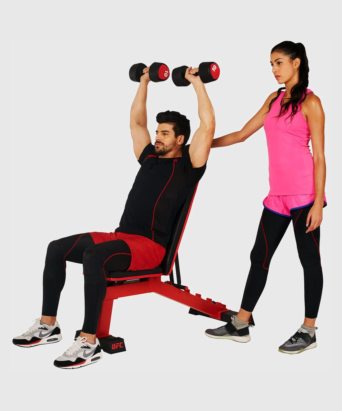 UFC Deluxe Weight Bench FID – Black/Red