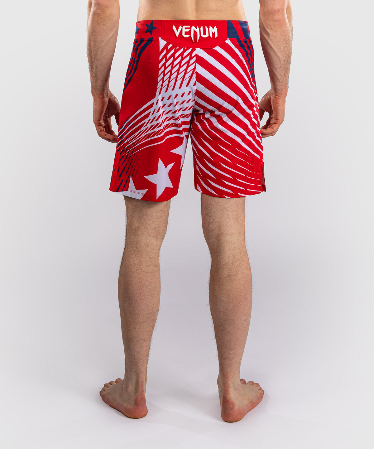 Official UFC Freedom 250 by Venum Authentic Fight Night Short de combat coupe longue pour homme - Rouge