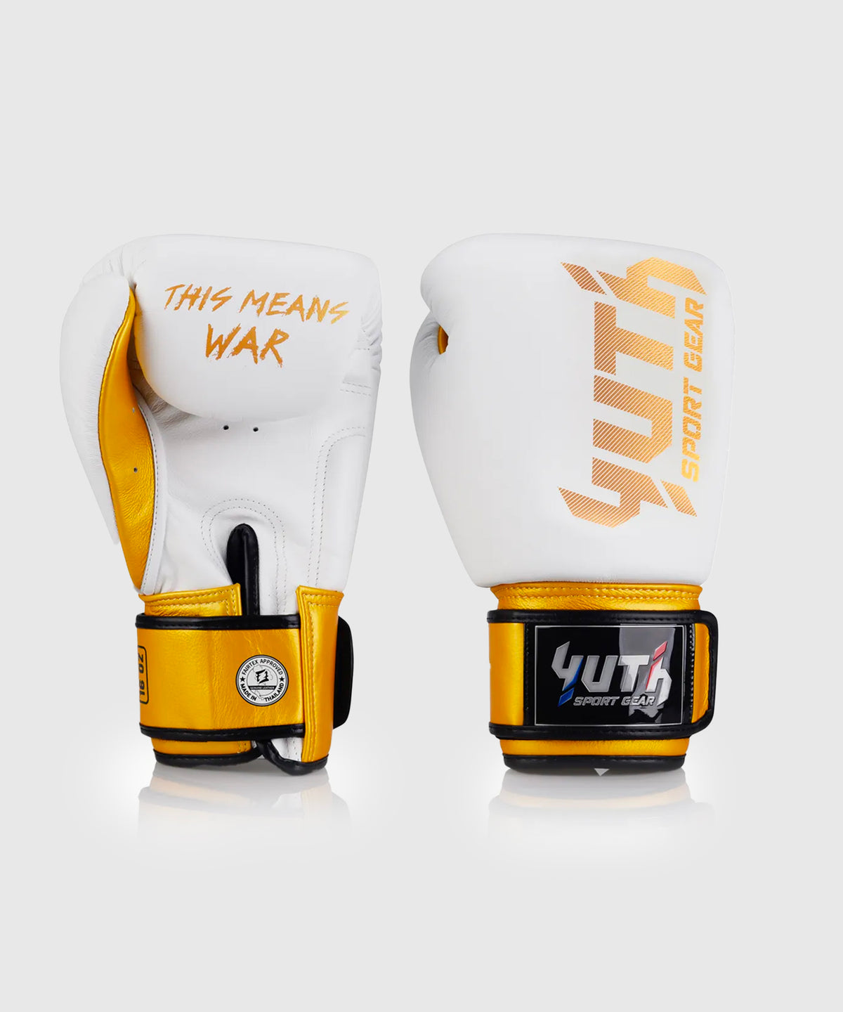 Yuth Gold Line Boxhandschuhe - Weiß/Gold