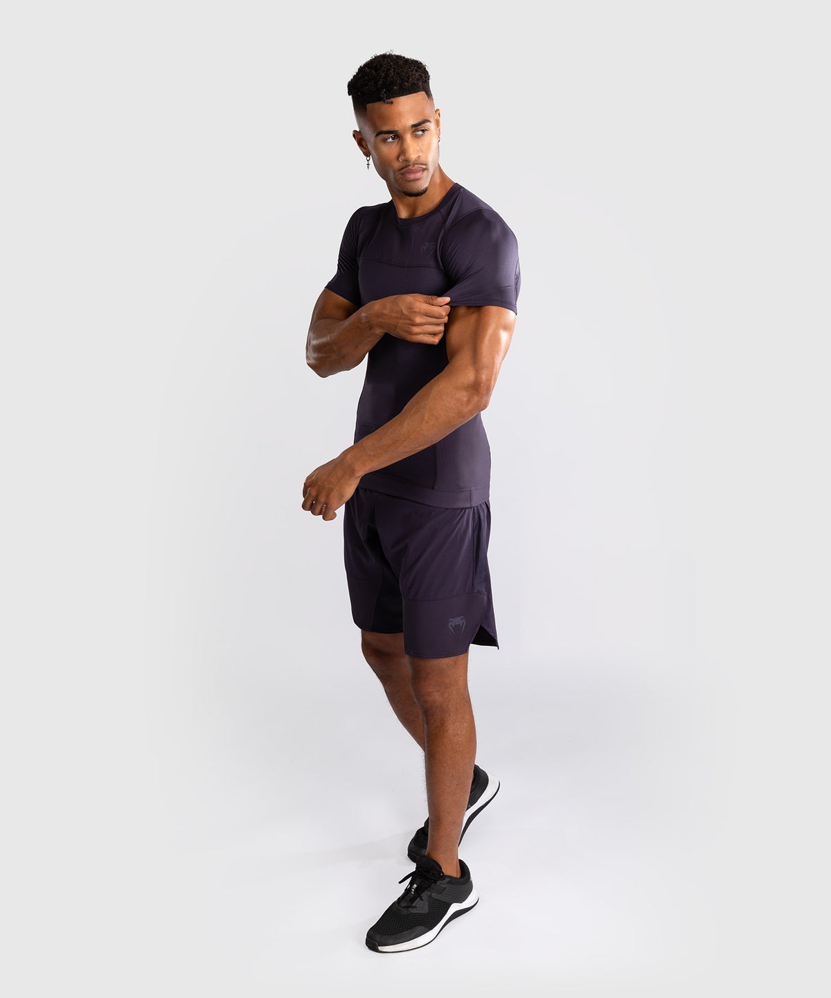 Venum G-Fit Air Rashguard a maniche Corte - Viola Scuro