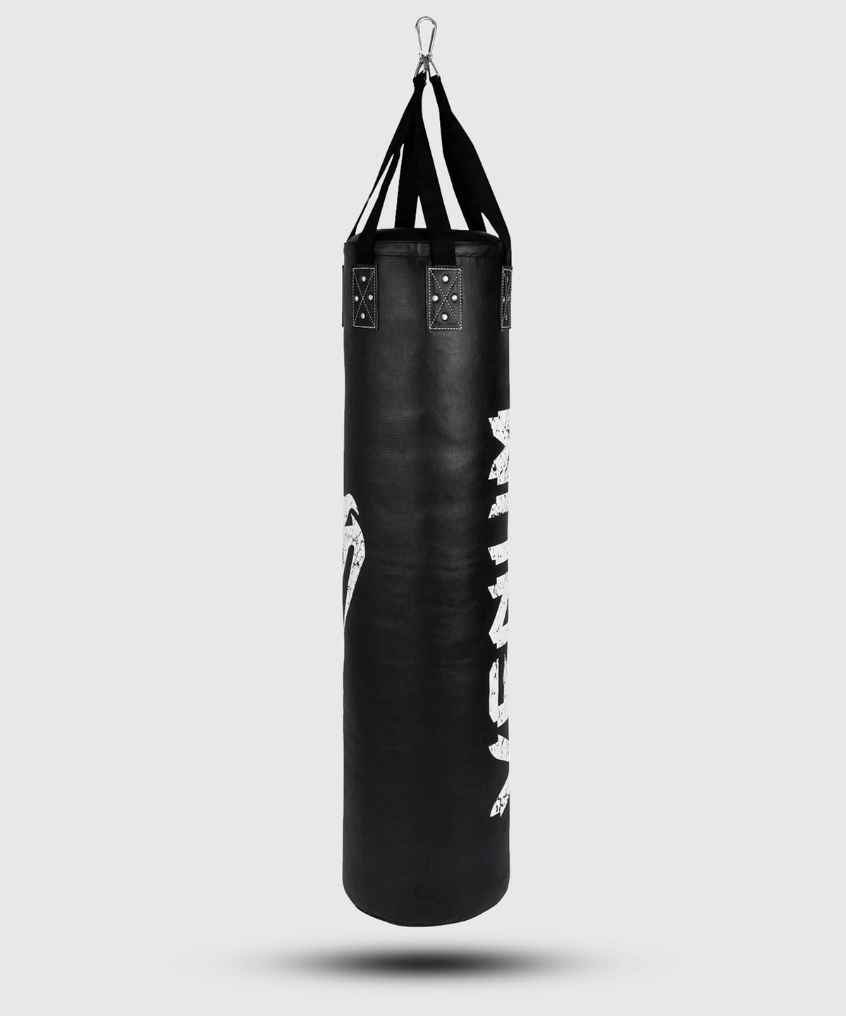 Venum Challenger Heavy bag + Ceiling Hook - Black/White - Filled - 170cm