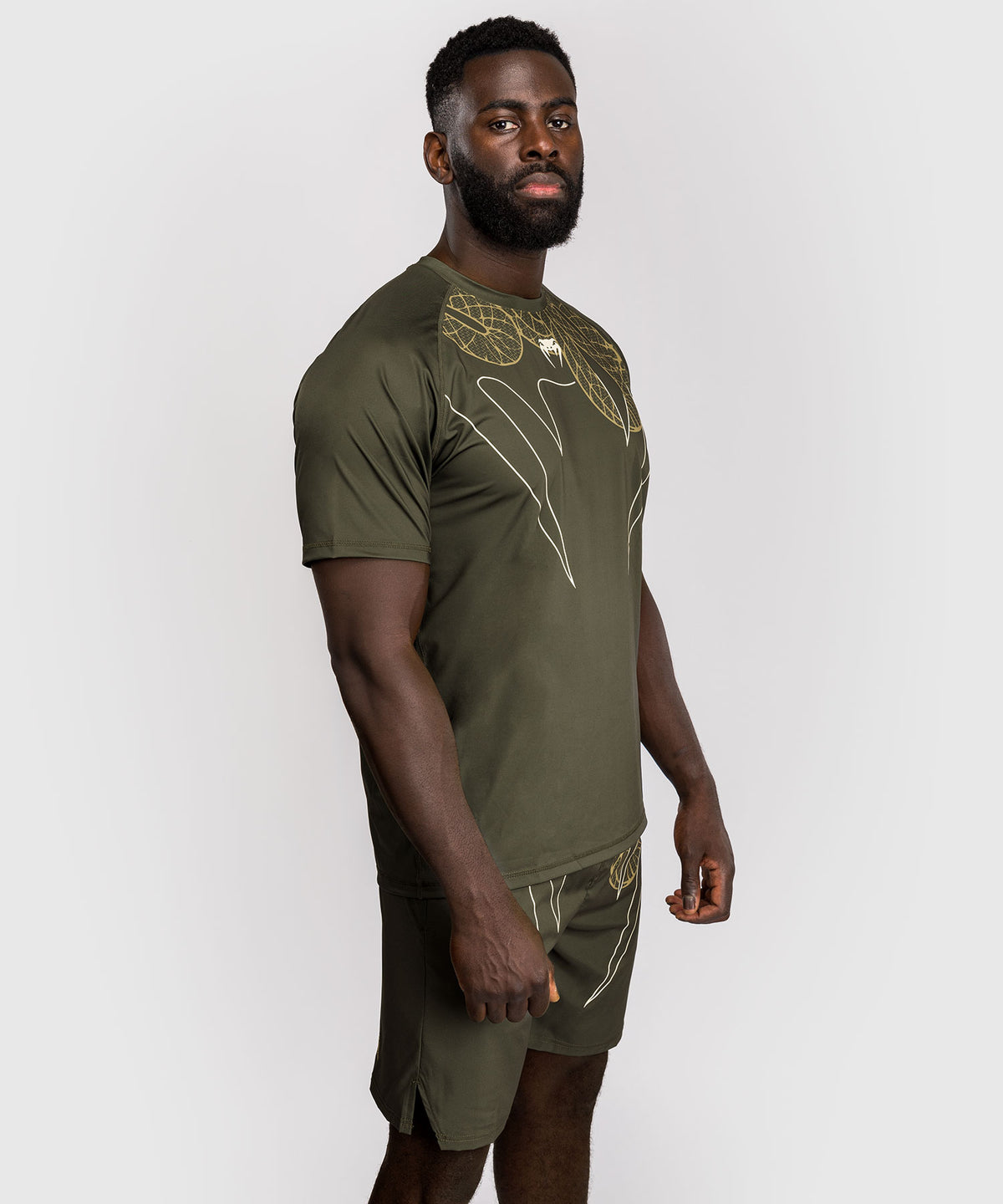 T-Shirt Venum Serpenti Dry-Tech – Kaki/Bronze/Ivoire