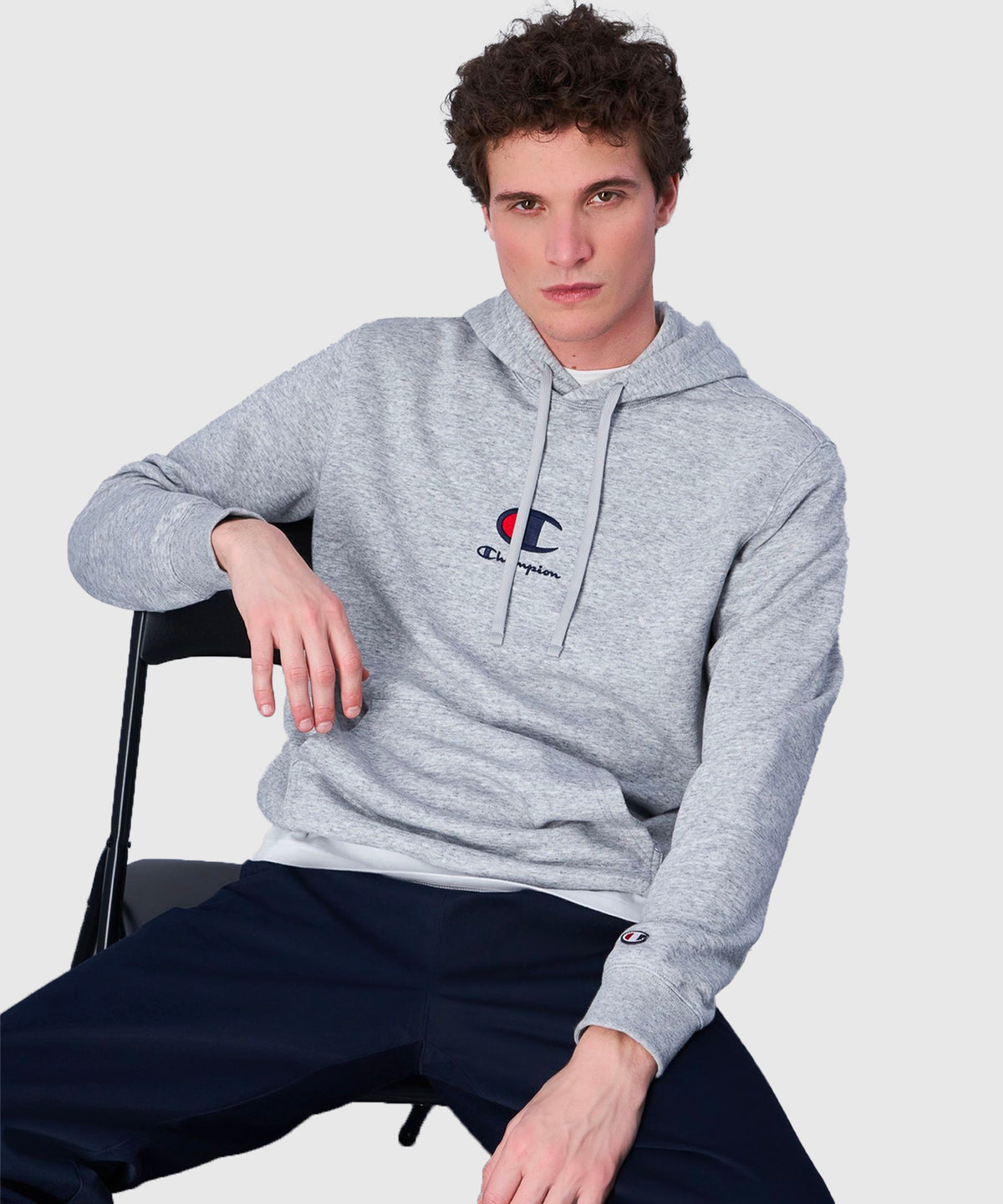 Sweat À Capuche Champion Legacy - Gris