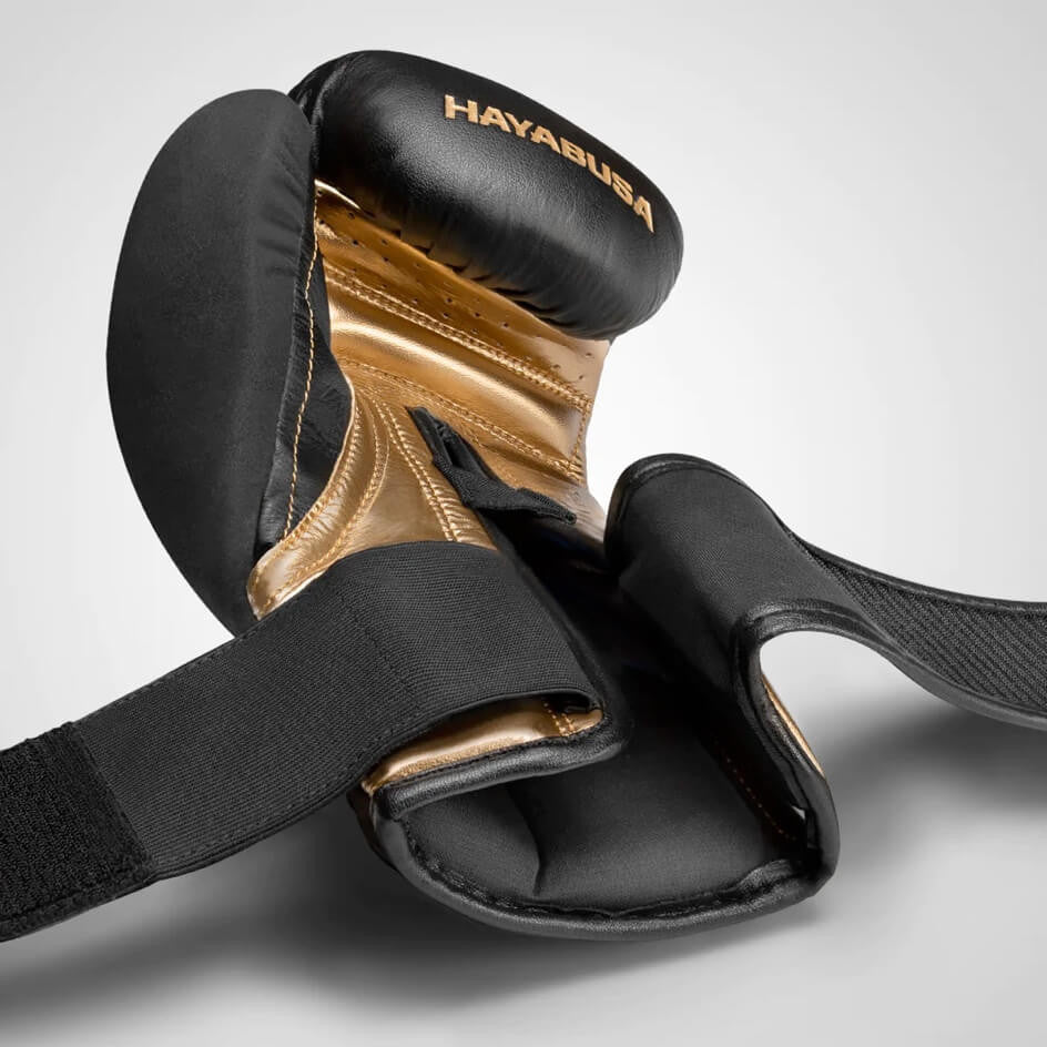 Hayabusa T3 Guantoni da Boxe - Nero/Oro