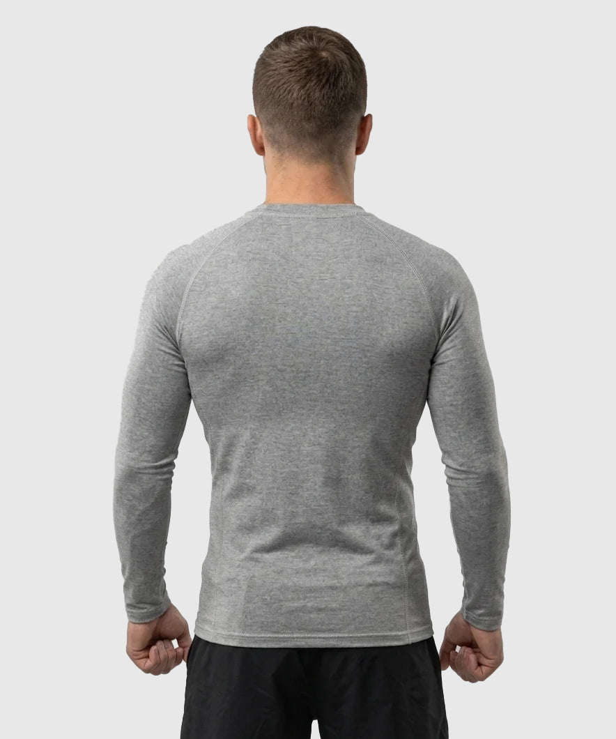 Tyce Skin Langarm-Kompressionsshirt - Grau