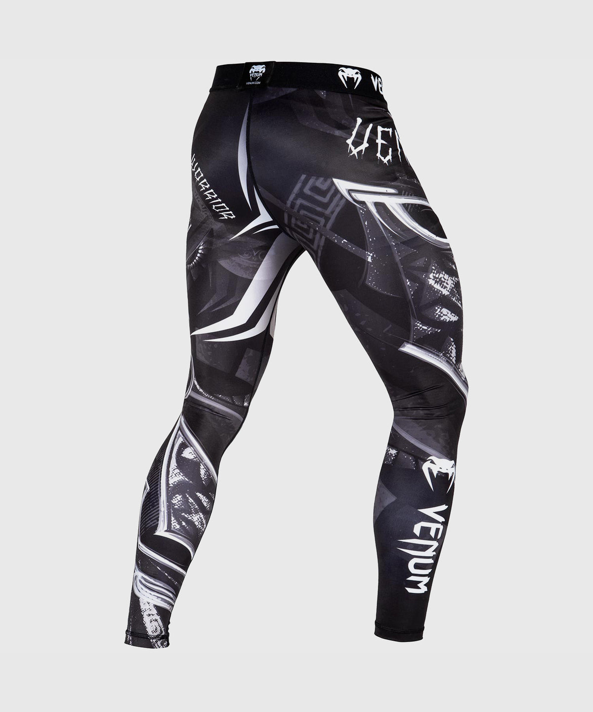 Mallas Largas Venum Gladiador 3.0 - Blanco/Negro