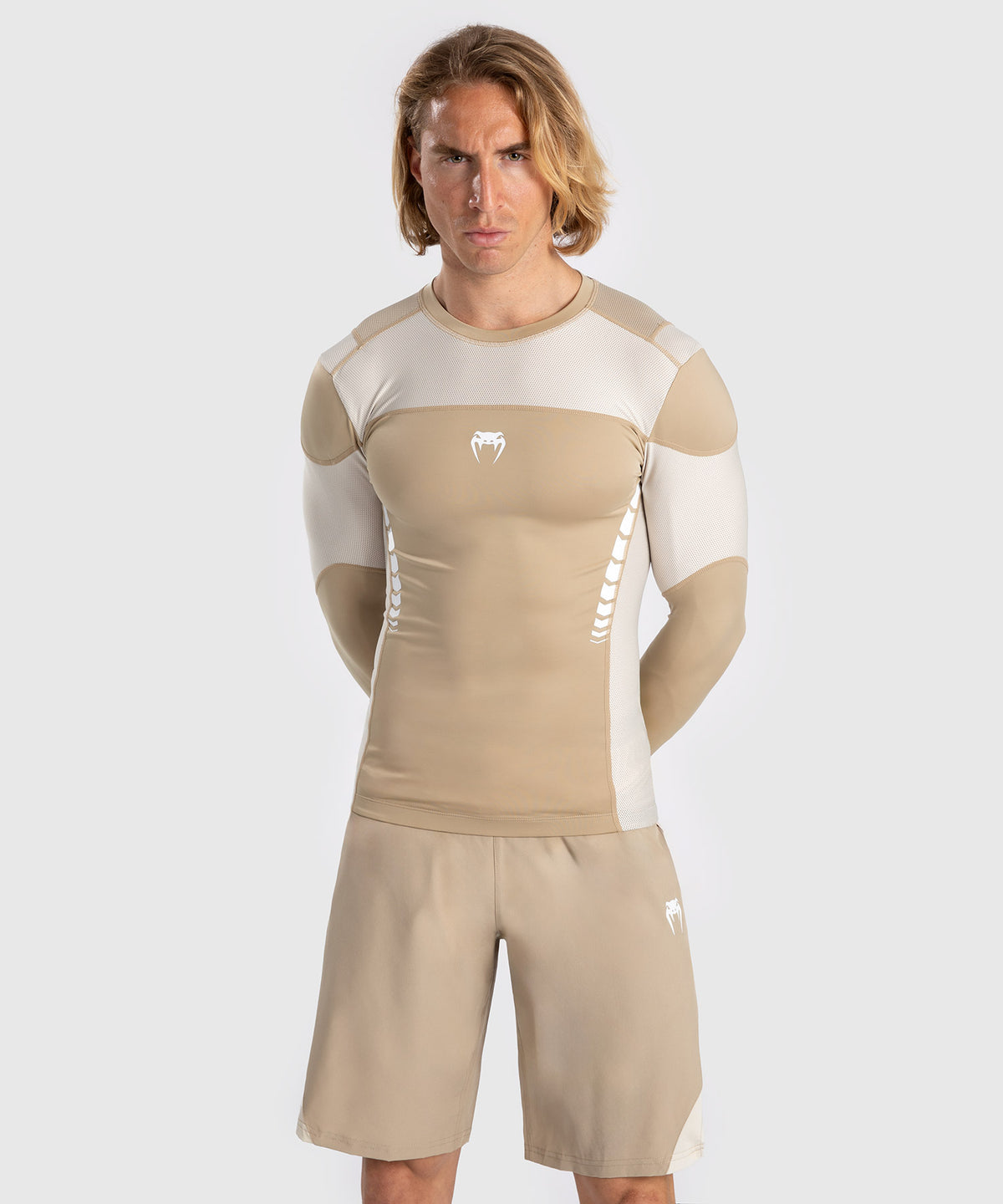 Venum Tempest Rashguard De Manga Larga para Hombre - Beige/Arena