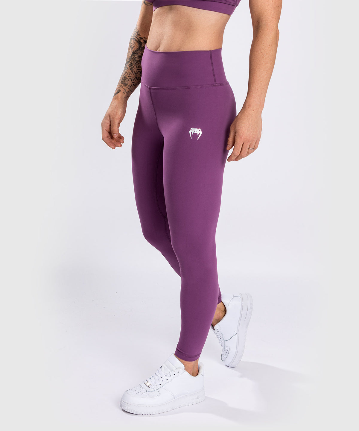 Venum Essential Lifestyle Leggings - Dunkle Orchidee/Gebürstetes Silber