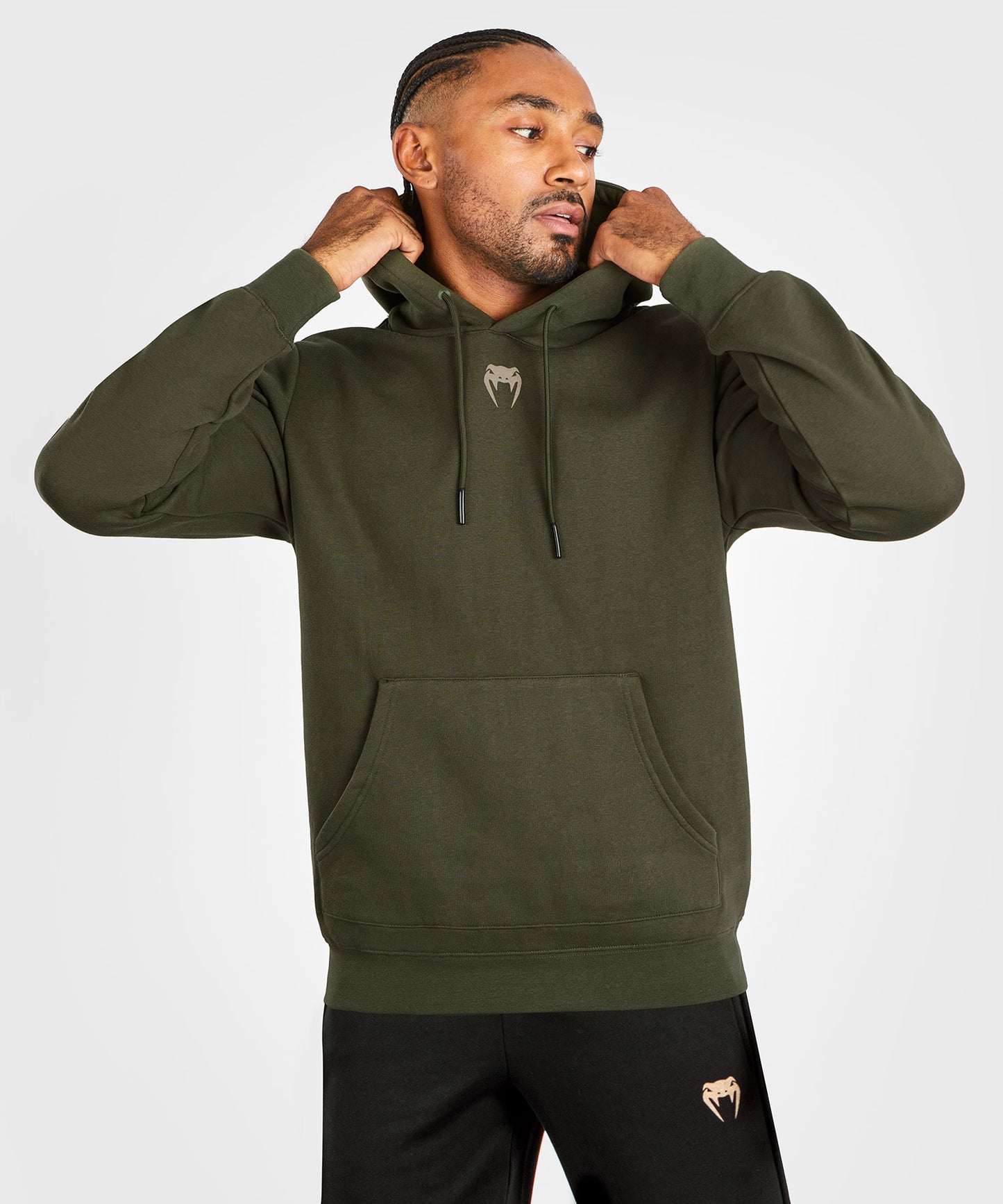 UFC Adrenaline by Venum Fight Week Felpa con cappuccio da Uomo - Khaki