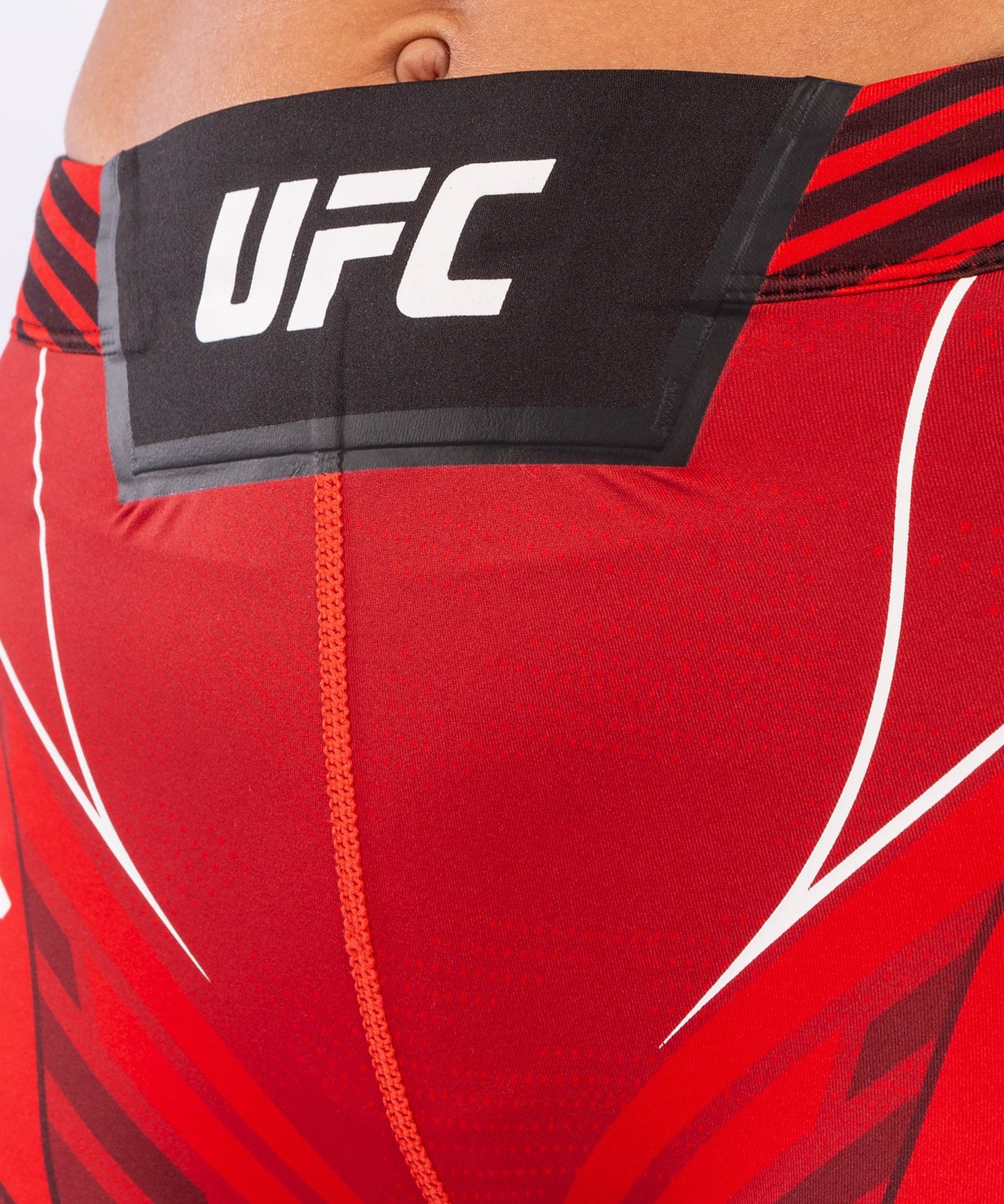 Short de compression pour Femmes UFC Venum Authentic Fight Night - Coupe Courte - Rouge