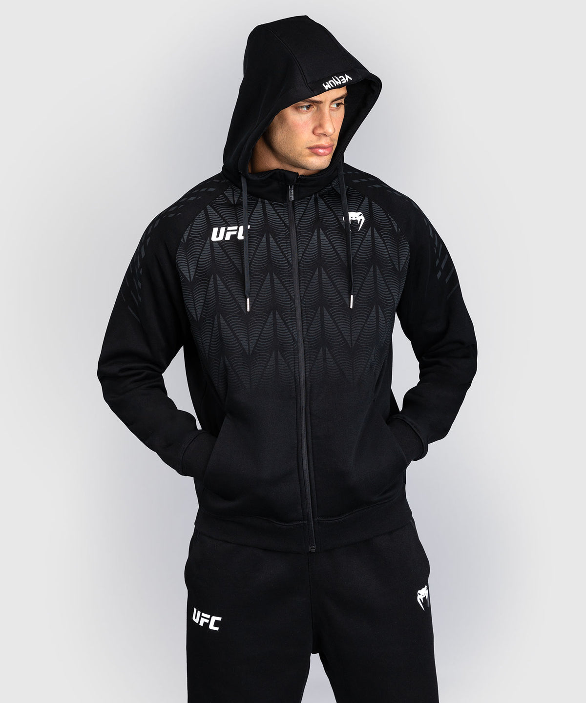 Men’s UFC Zenith by Venum Replica Black Zip Hoodie