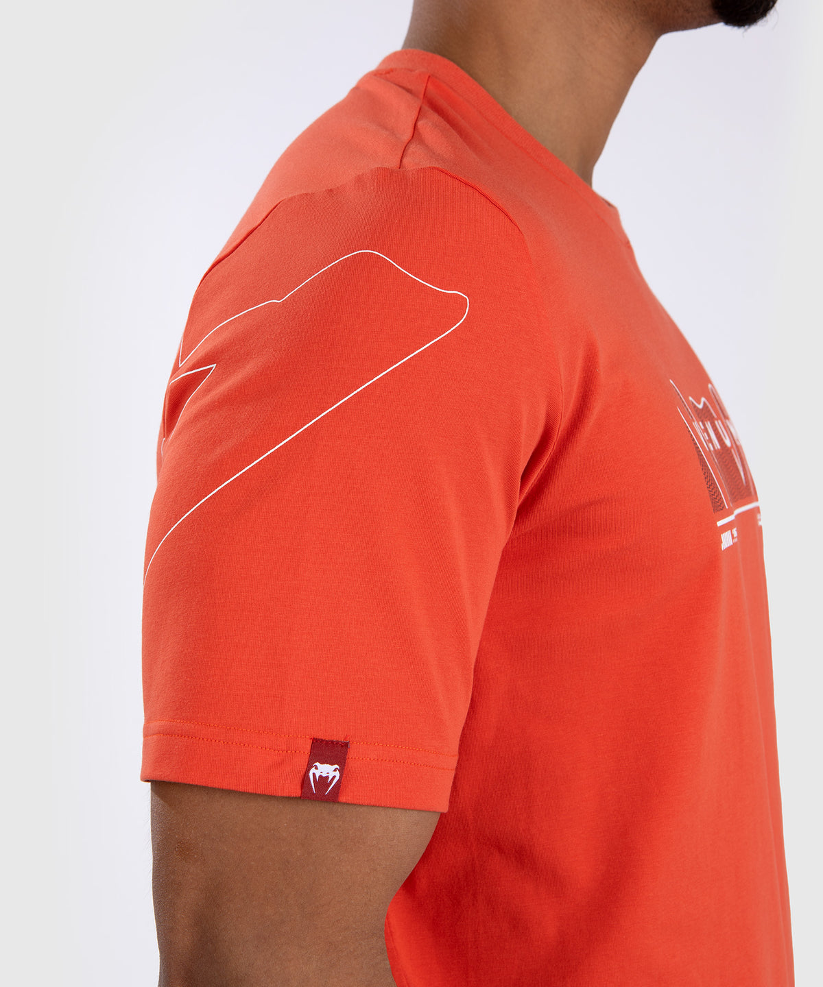 T-Shirt Venum Snake Print - Orange fluo