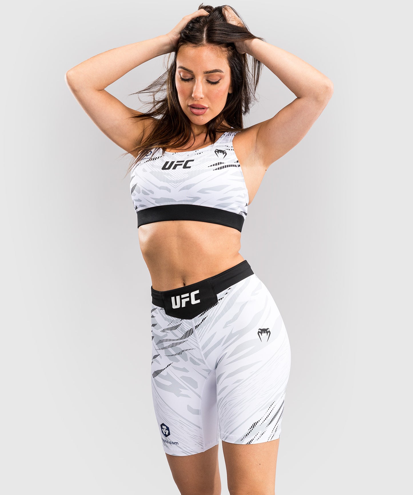 UFC Fusion by Venum Authentic Fight Night Women’s Vale Tudo Short - Long Fit - White