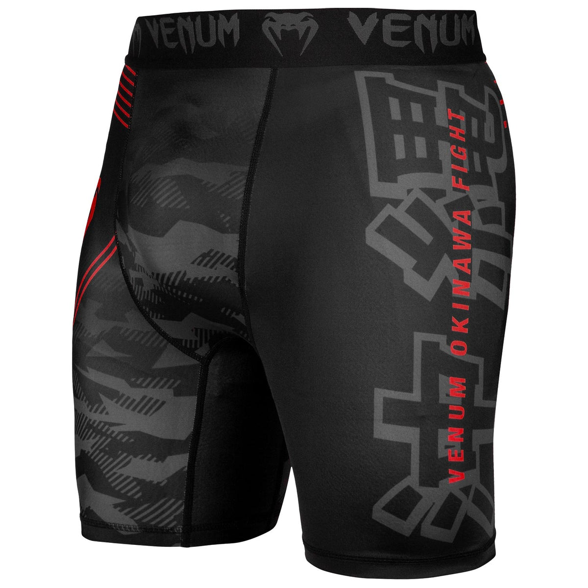 Venum Okinawa 2.0 Compression Shorts - Black/Red