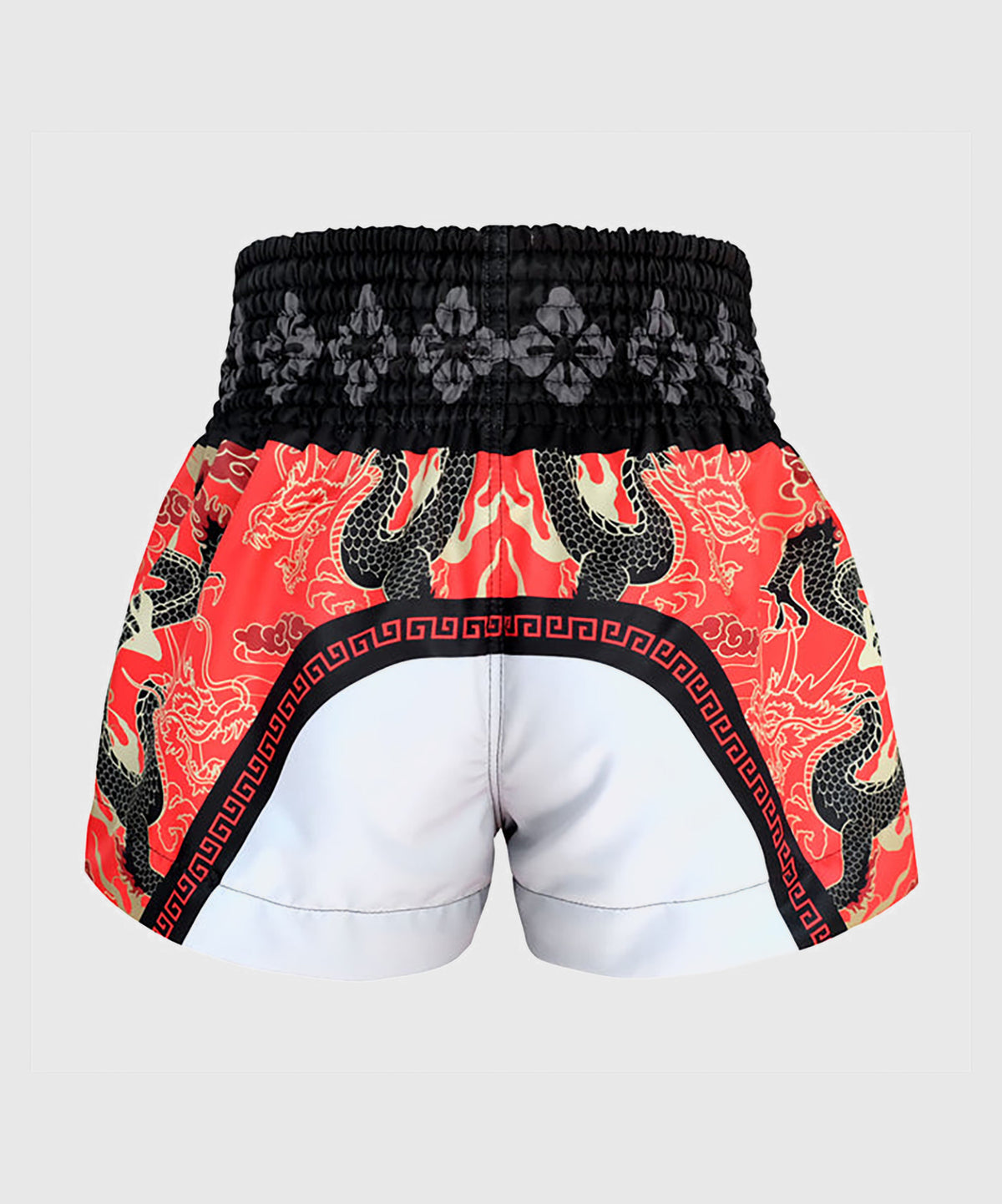 Tuff Dragon King Muay Thai Shorts - Rot