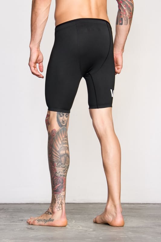 RVCA Pantaloncini a Compressione - Nero