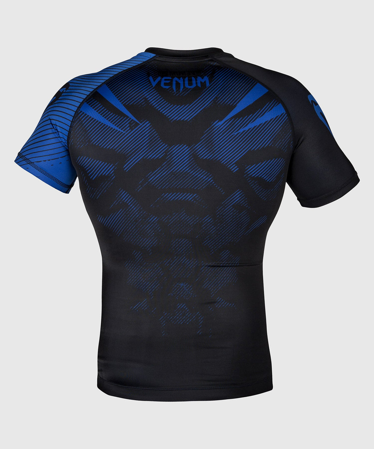 Rashguard Venum NoGi 2.0 - Manches courtes Approuvé IBJJF - Noir/Bleu