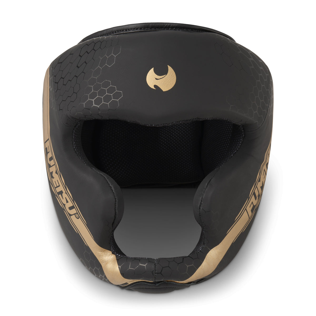 Fumetsu Alpha Pro Casco de Boxeo - Negro/Oro