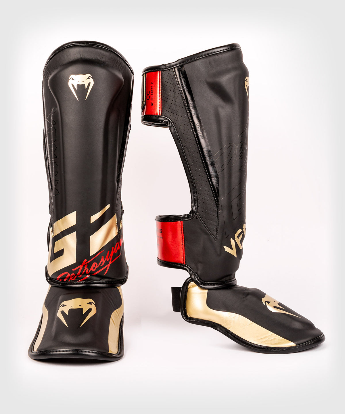 Venum Petrosyan 2.0 Shin Guard - Black/Gold