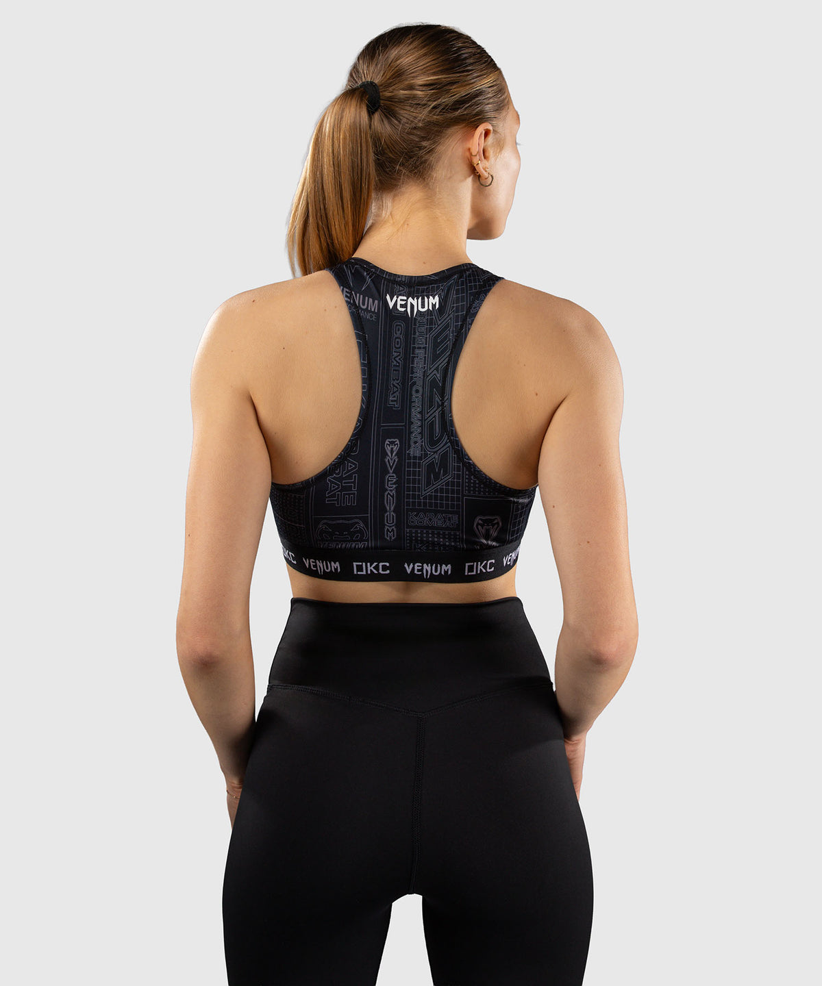 Karate Combat by Venum Sujetador Deportivo – Negro/Gris