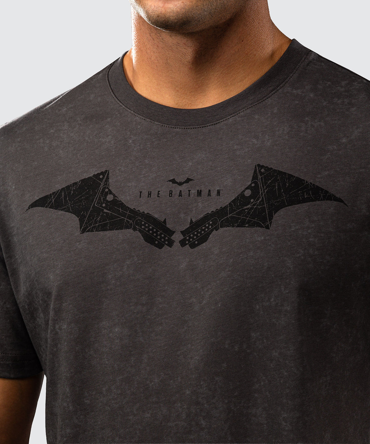 Venum x Batman Baumwoll-T-Shirt - Grau/Schwarz/Rot