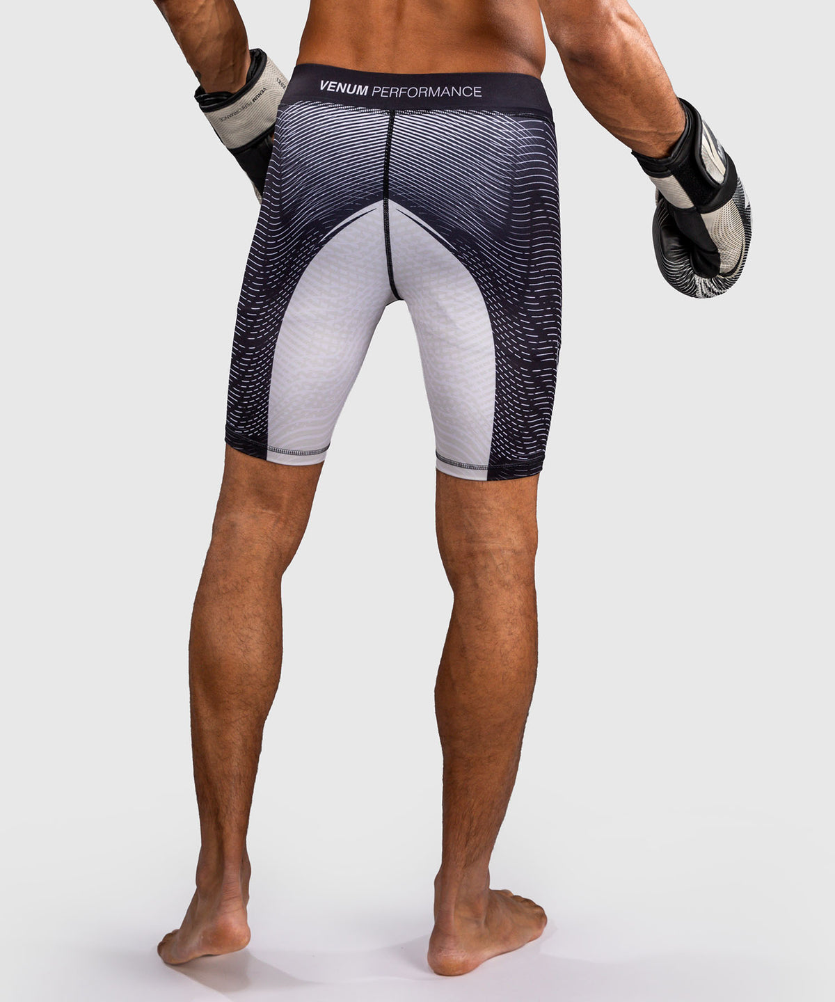Venum Galactic 3.0 Pantaloncini a Compressione - Bianco Sporco/Nero