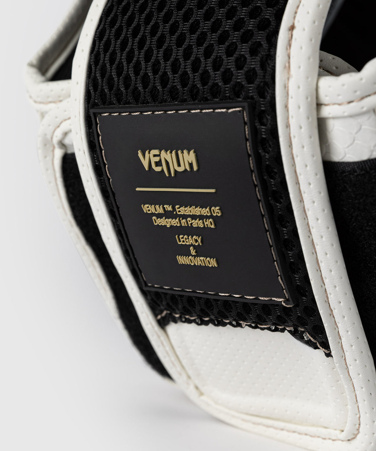 Venum Impact Evo Scales Headgear - Ivory