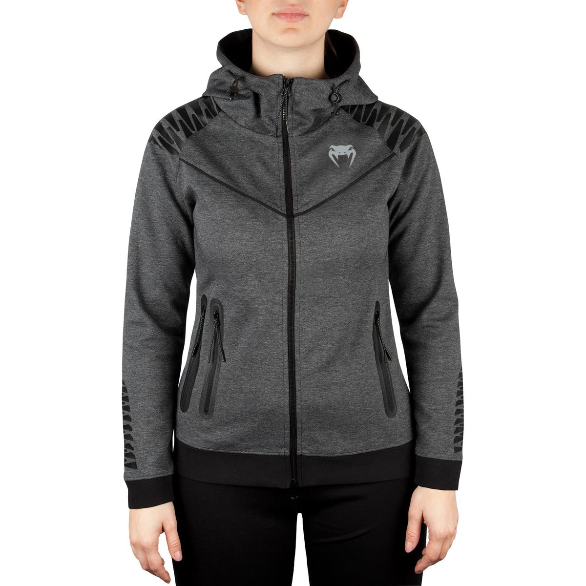 Venum Laser Damen-Sweatshirt - Grau meliert - Exclusiv