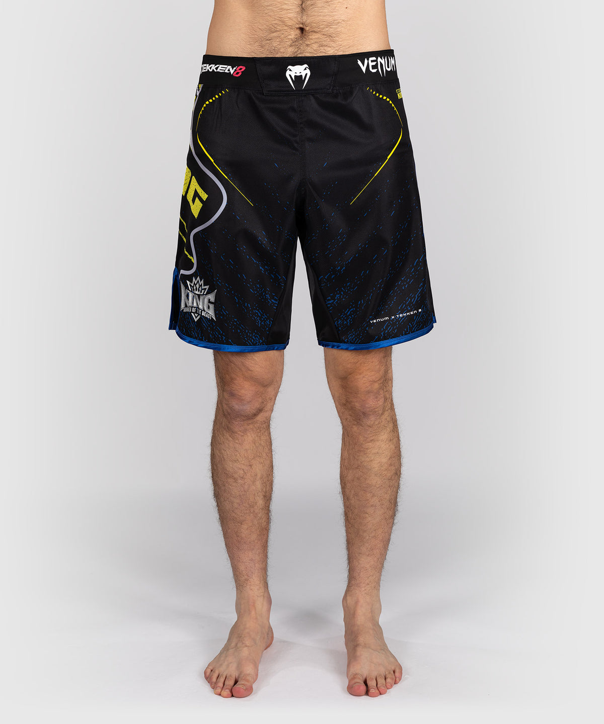 Venum x TEKKEN 8 Pantaloncini da Combattimento - King - Nero/Giallo