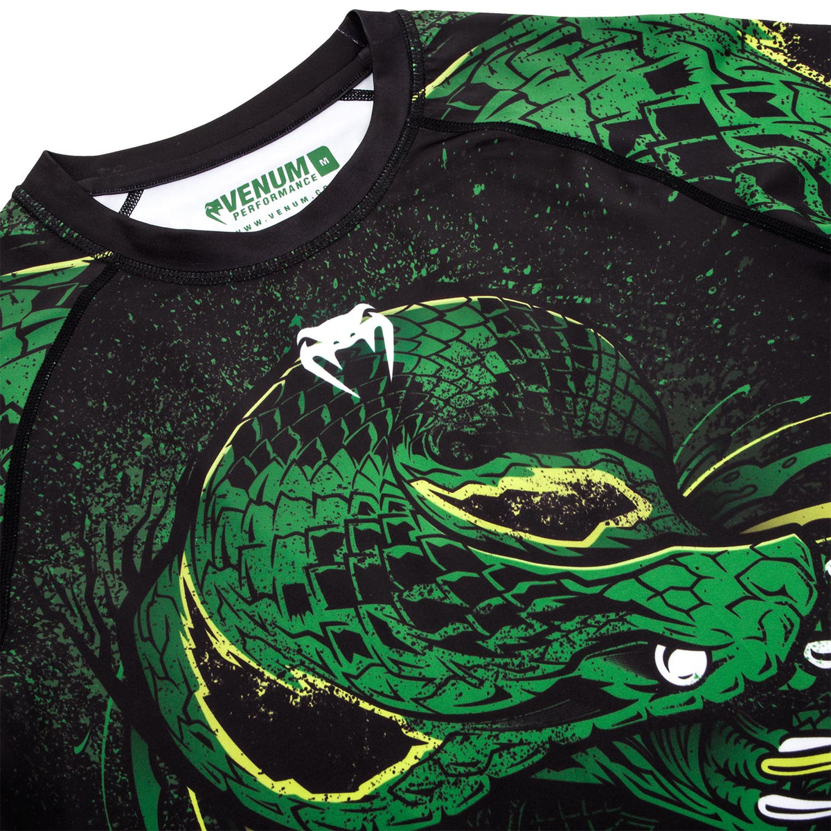 Rashguard Venum Green Viper - Manches Longues - Noir/Vert