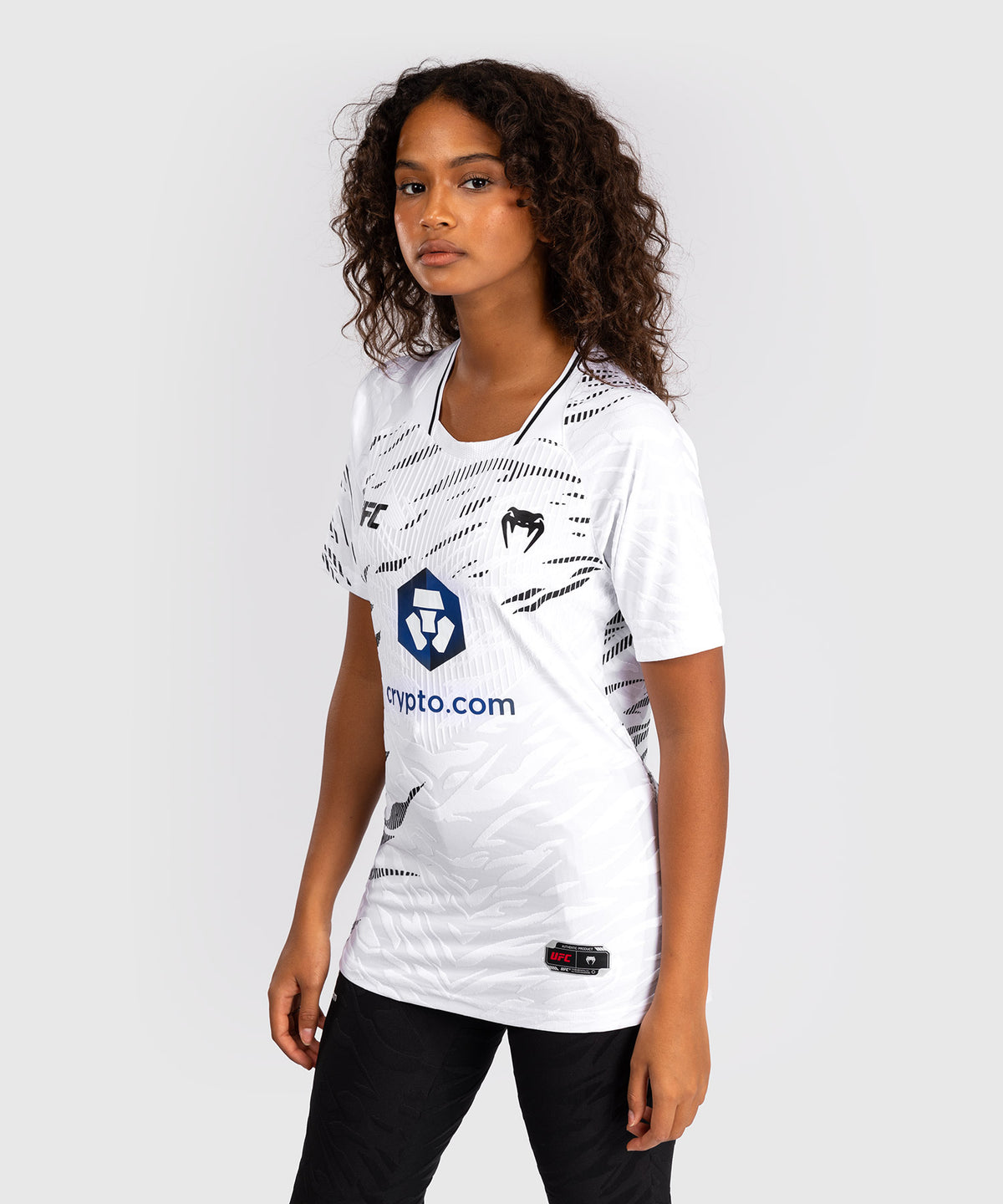 T-shirt Dry-Tech pour Femmes UFC Fusion by Venum Authentic Fight Night - Blanc