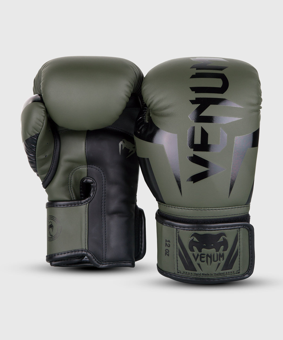 Venum Elite Boxhandschuhe - Khaki/Schwarz