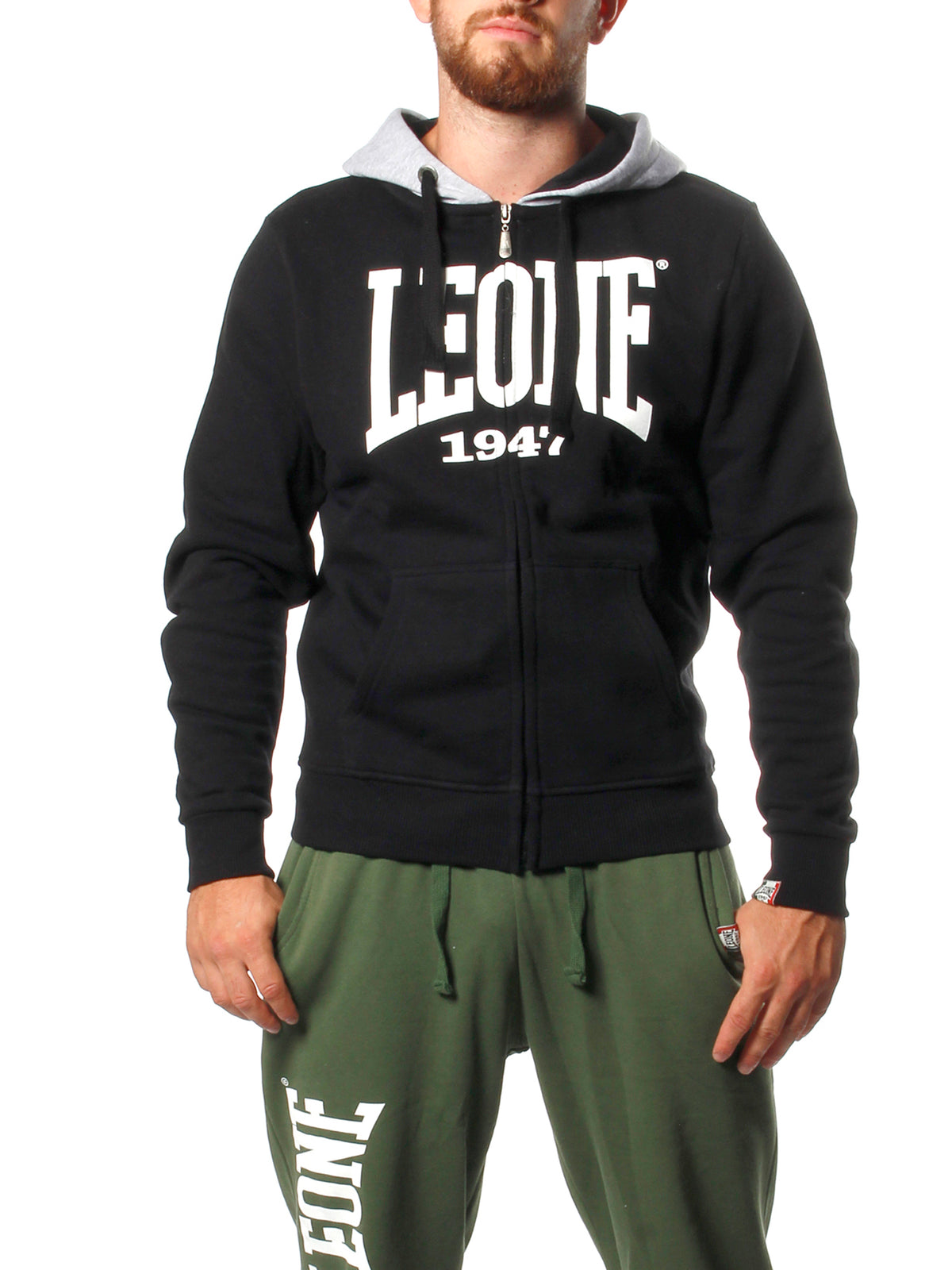 Sweatshirt à zip Leone