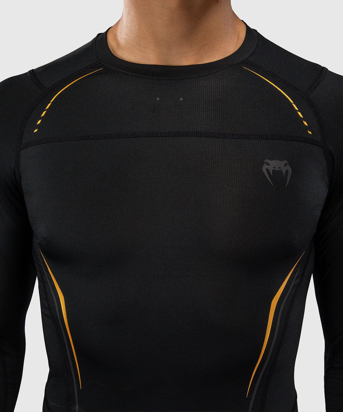 Venum G-Core Langarm Rashguard - Schwarz/Gold