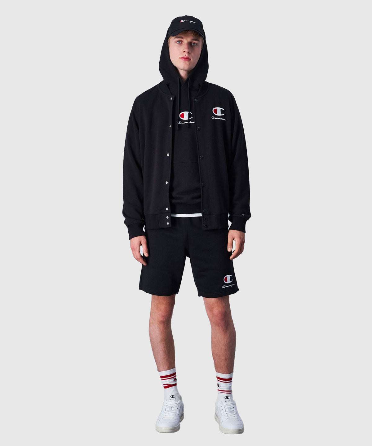 Sweat À Capuche Champion Legacy - Noir