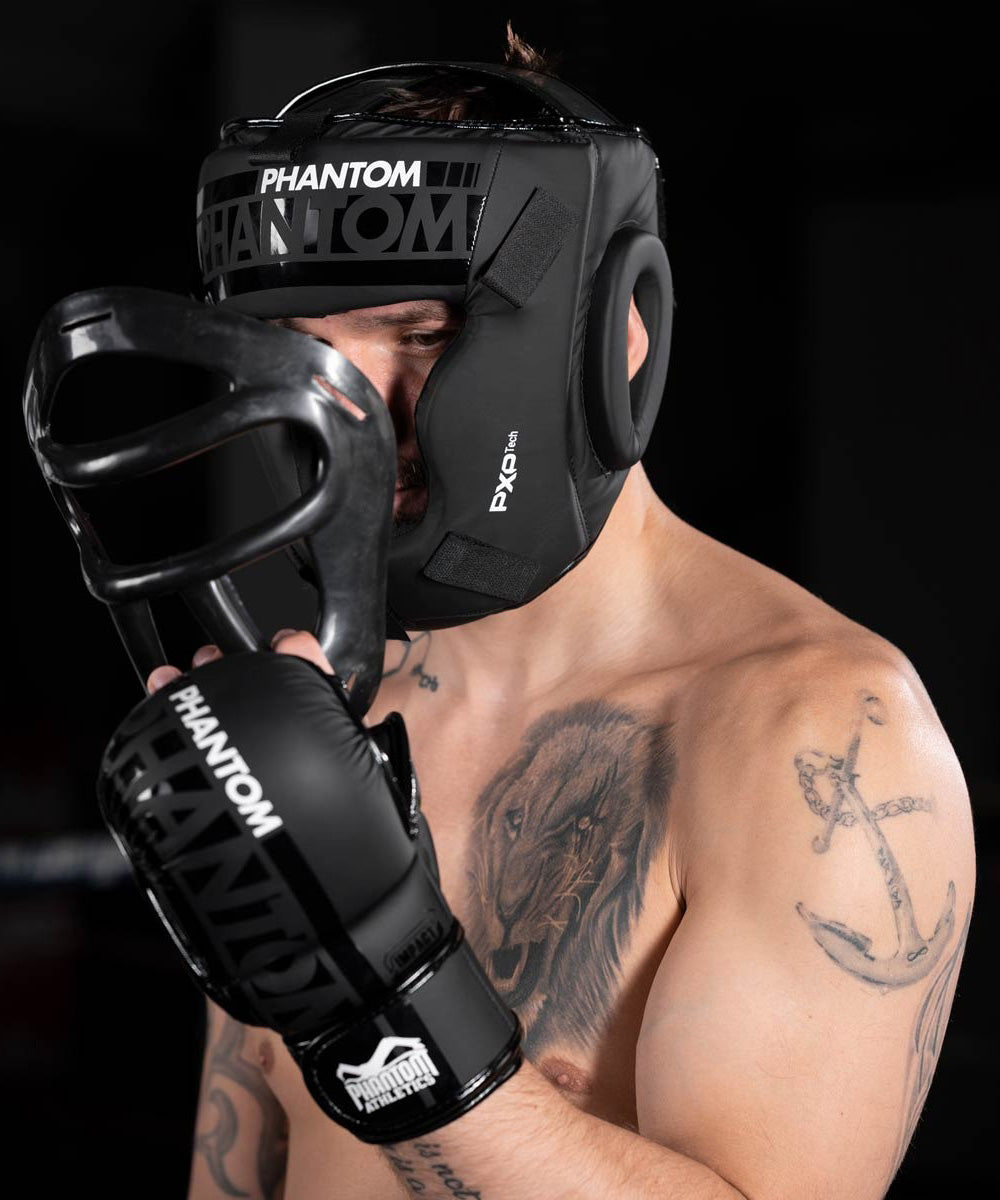 Phantom Athletics Apex Casco de Boxeo – Negro