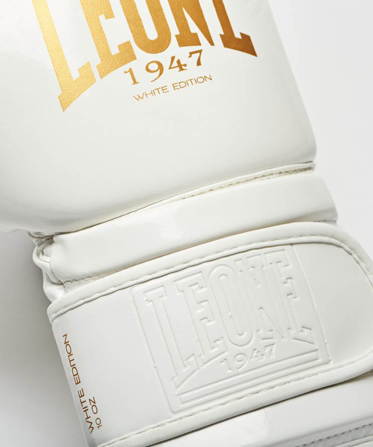 Leone Gn059 Boxing Gloves - White