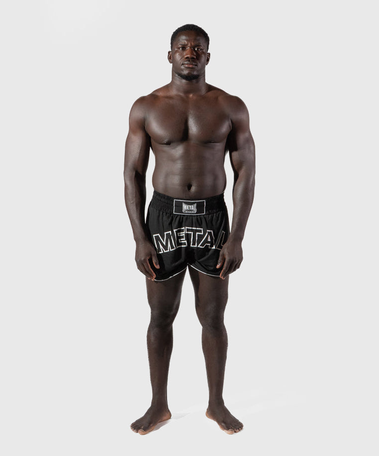 Metal Boxe One Muay Thai Shorts - Black