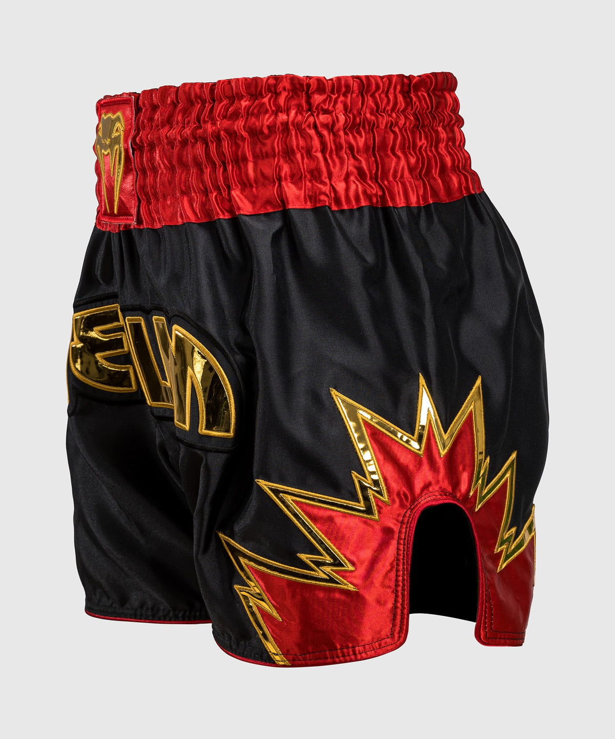 Shorts de Muay Thai Venum Inferno - Noir/Or/Rouge