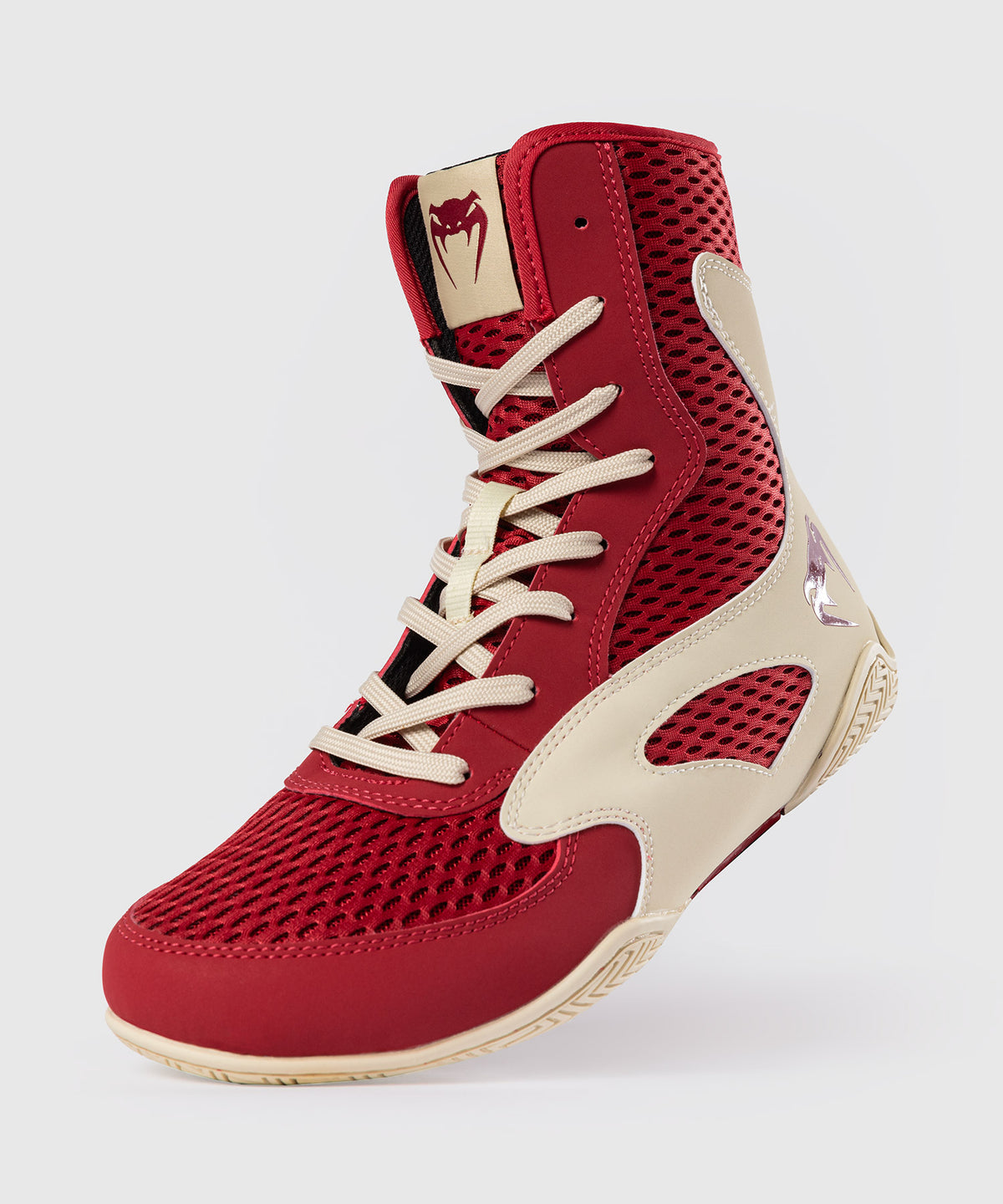 Venum Contender Boxschuhe - Rubinrot/Elfenbein