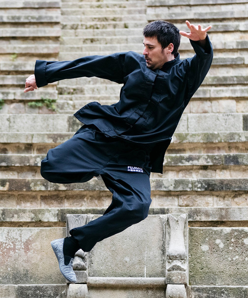 Tenue de Kung-Fu Training Fujimae - Noir