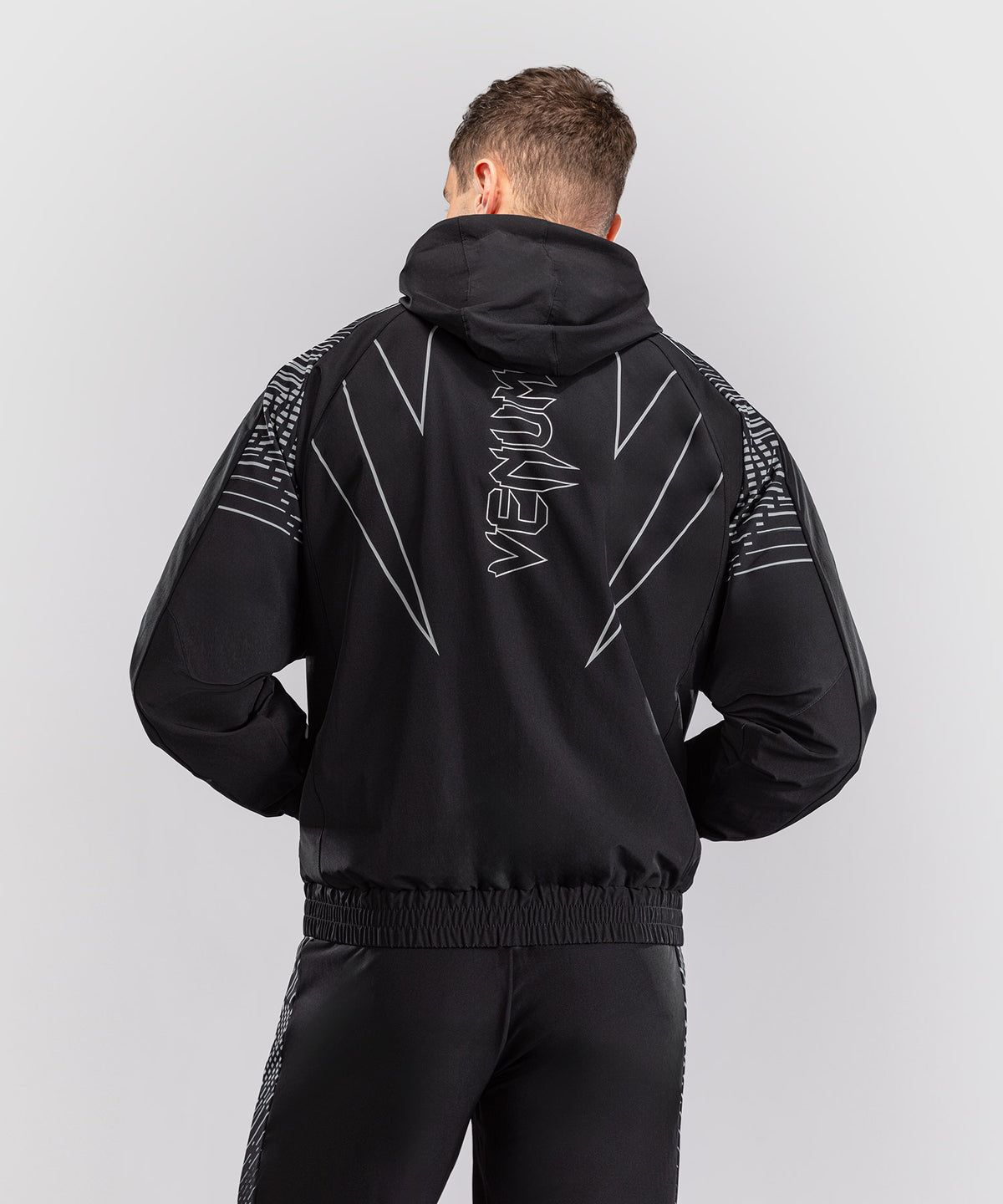 Veste de Survêtement Venum Midnight Fury – Noir/Gris/Argent