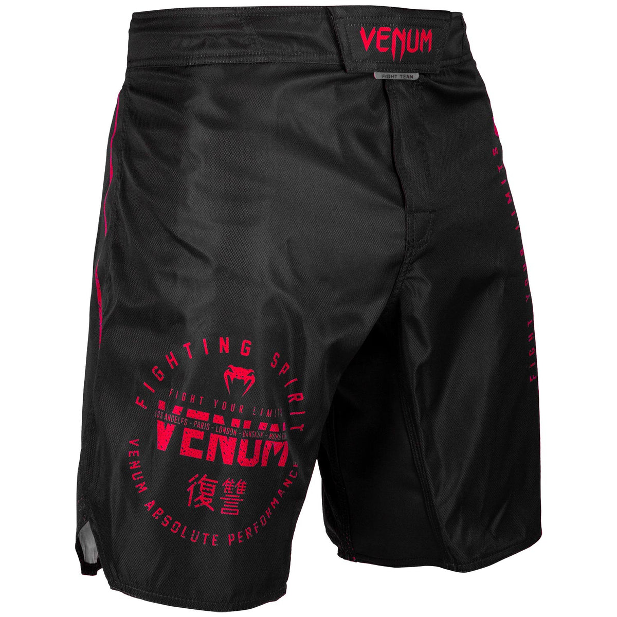 Fightshort Venum Signature - Noir/Rouge