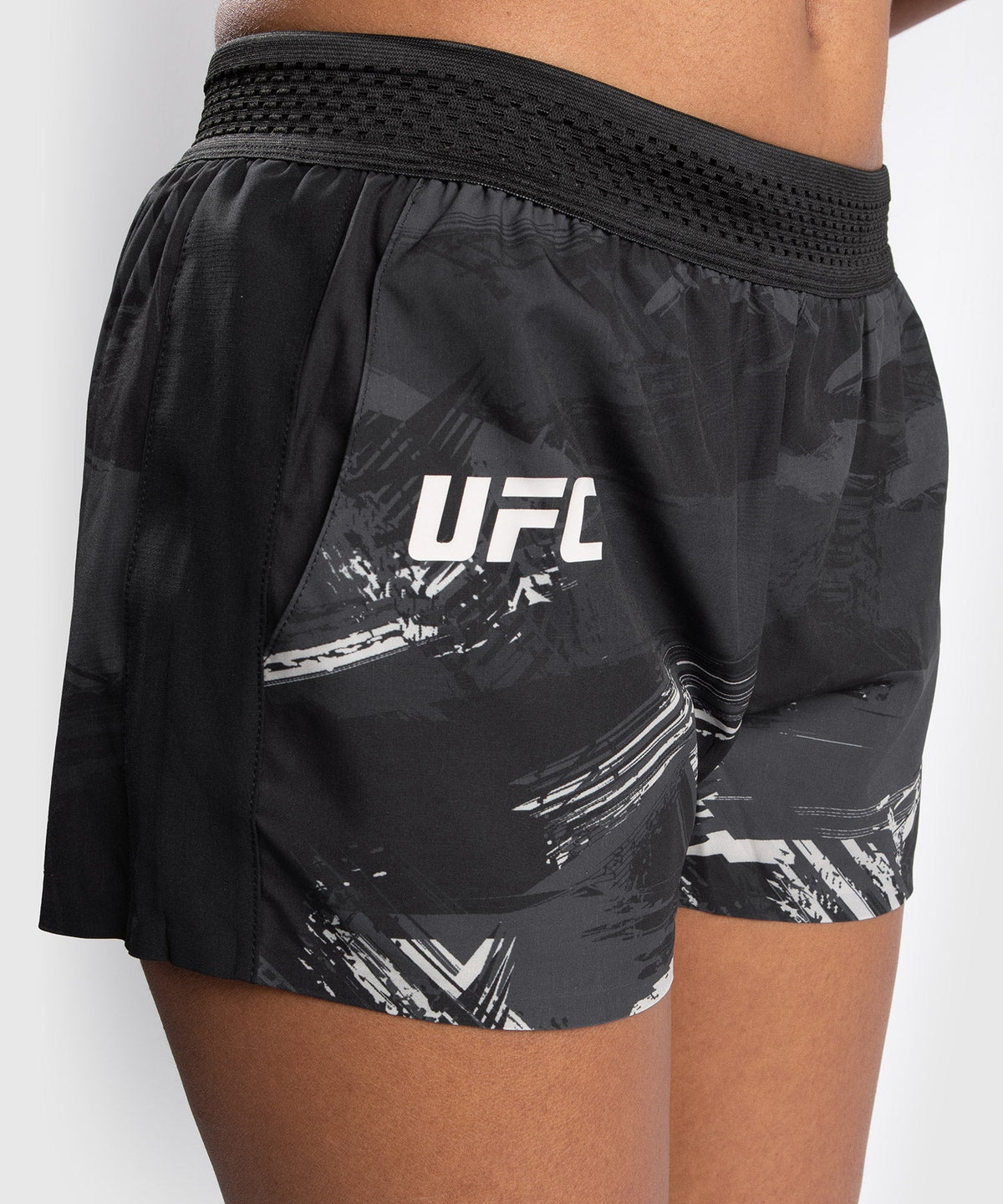 Short d'Entrainement UFC Venum Authentic Fight Week 2.0 - Pour Femmes - Noir/Sable