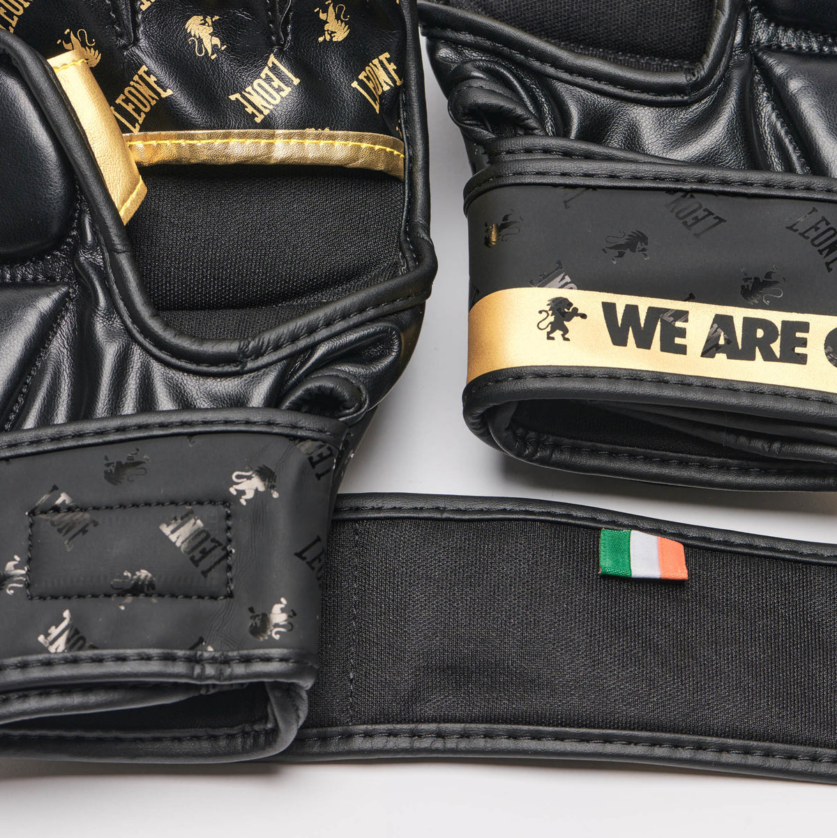 Leone DNA MMA-Sparring-Handschuhe - Schwarz/Gold