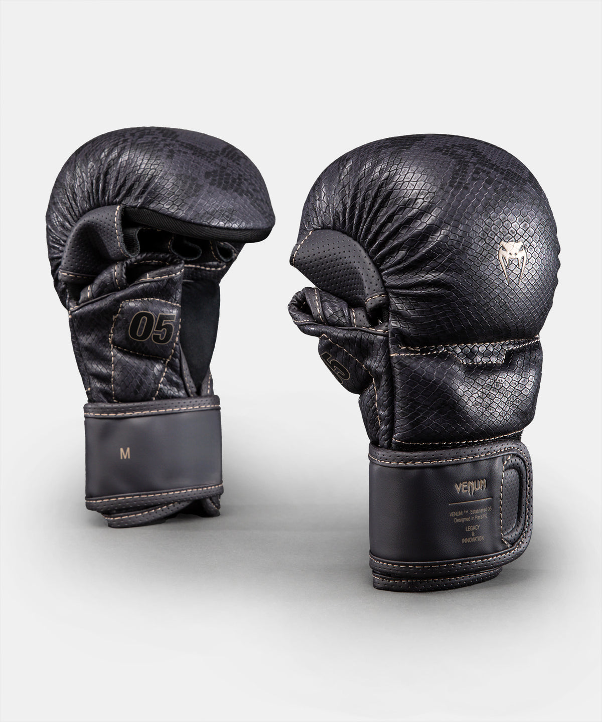 Gants de sparring MMA Venum Impact Evo Scales - Violet foncé