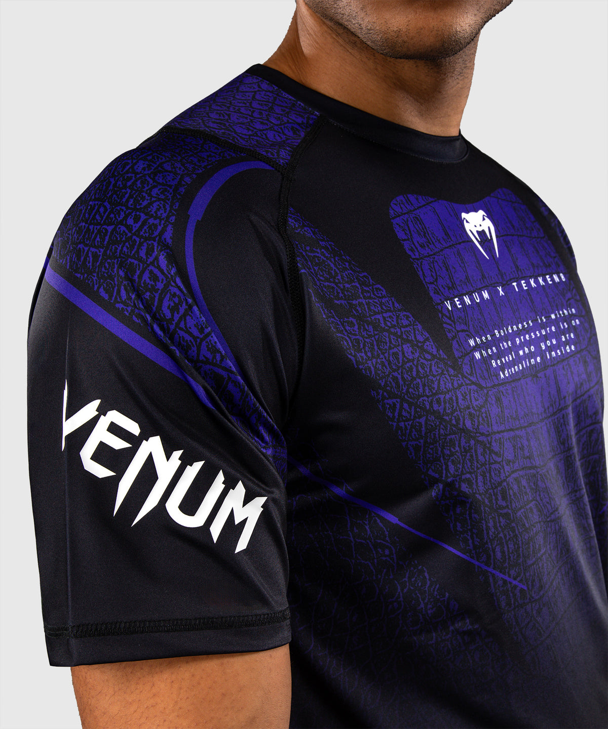 Venum x TEKKEN 8 Dry-Tech T-Shirt - Kazuya - Black/Purple