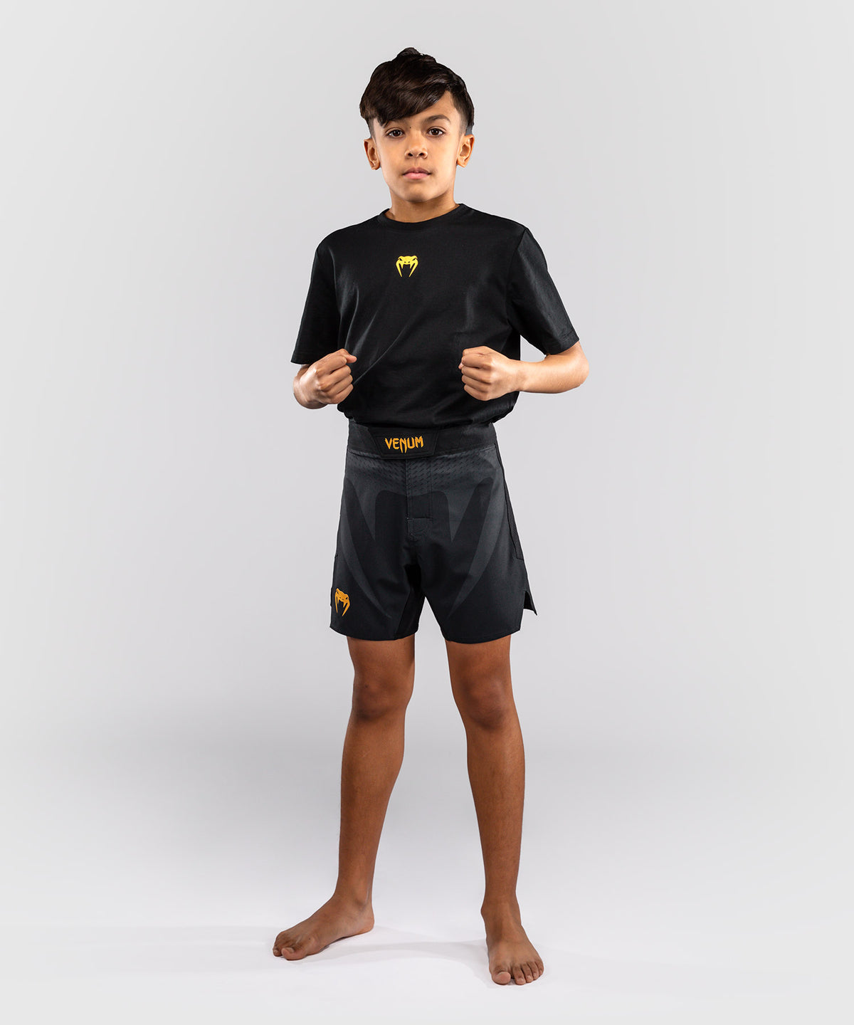 Venum Attack Fightshorts per bambini - Nero/Oro