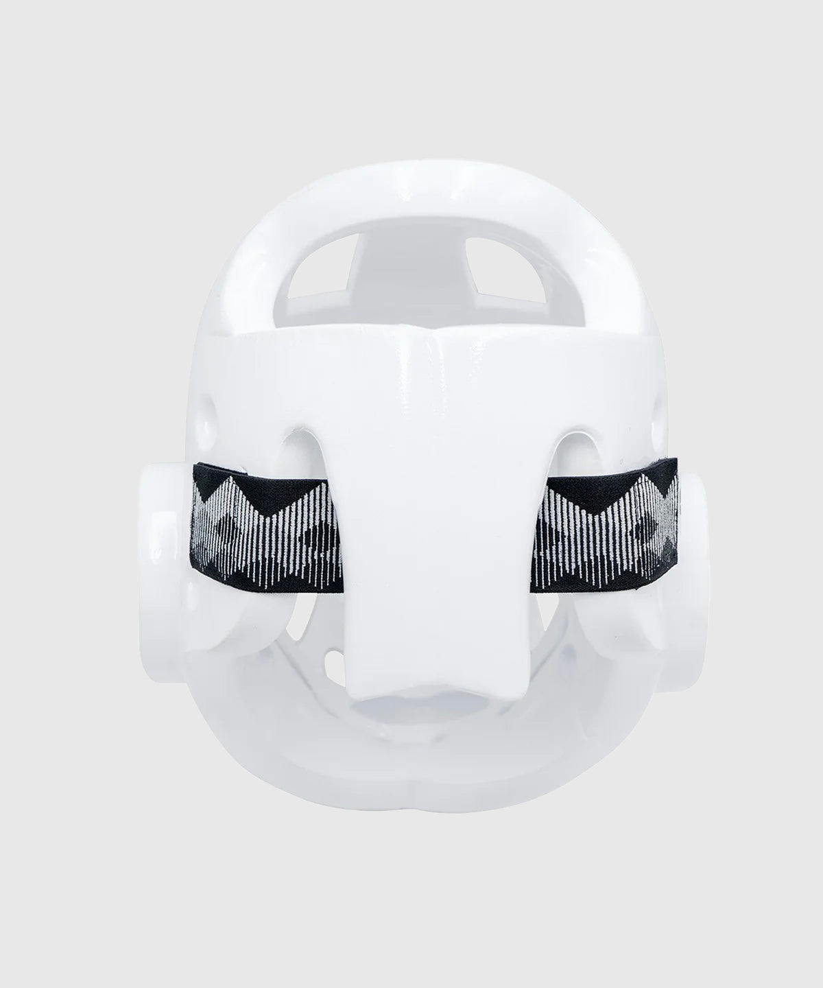 Fujimae WKF Karate Head Guard with Visor - White
